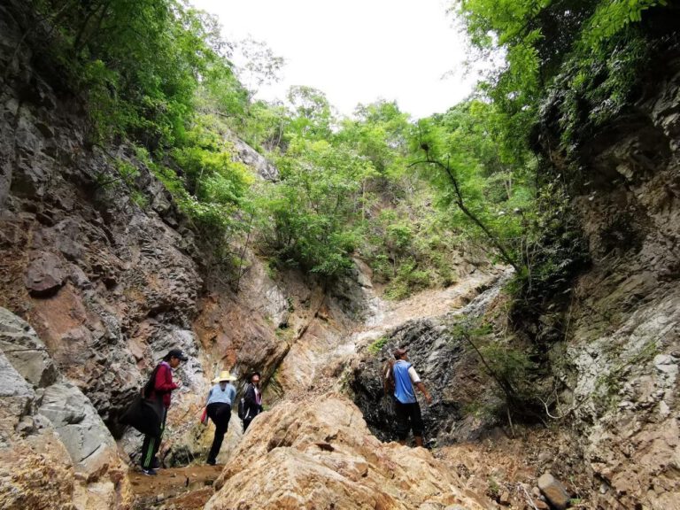 สำรวจเส้นทางท่องเที่ยวเชิงธรรมชาติ น้ำตกเตาต้น บริเวณบ้านดงหลุ่ม หมู่ที่ 3